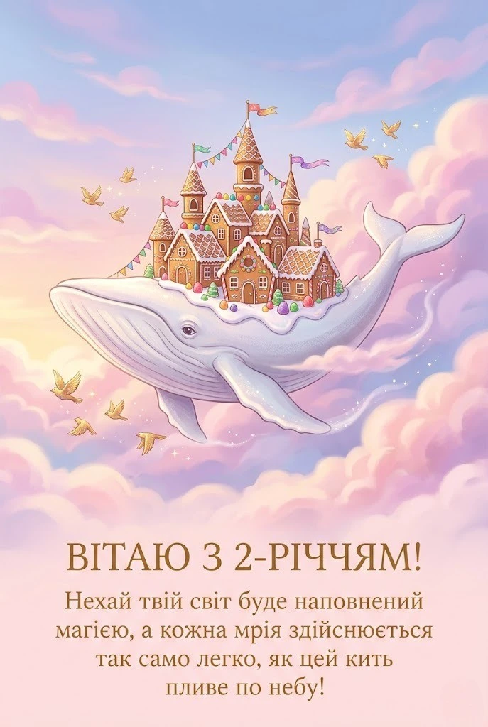 Привітання для маленької принцеси: племінниці виповнюється 2 роки