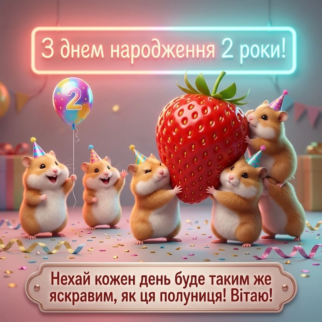 Привітання для маленької принцеси: племінниці виповнюється 2 роки