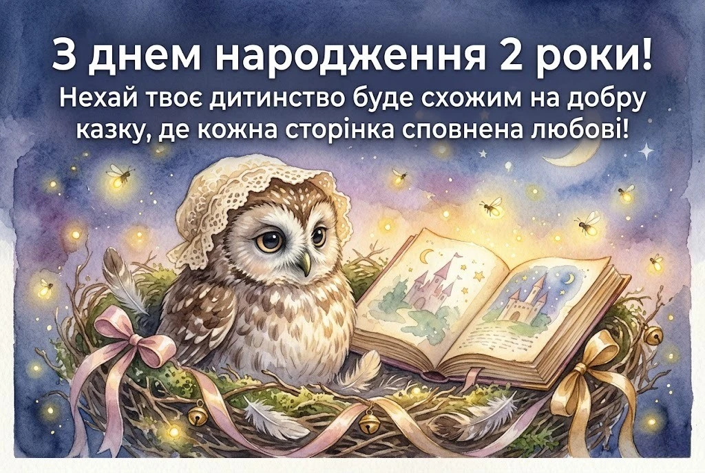 Привітання для маленької принцеси: племінниці виповнюється 2 роки