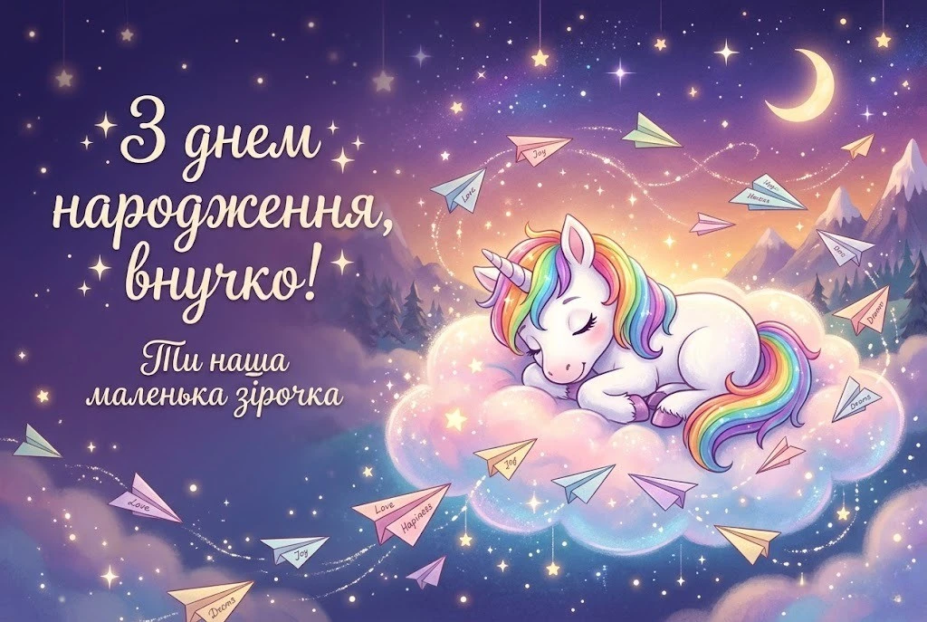 З днем народження внучки 3 роки: найкращі привітання у віршах та прозі