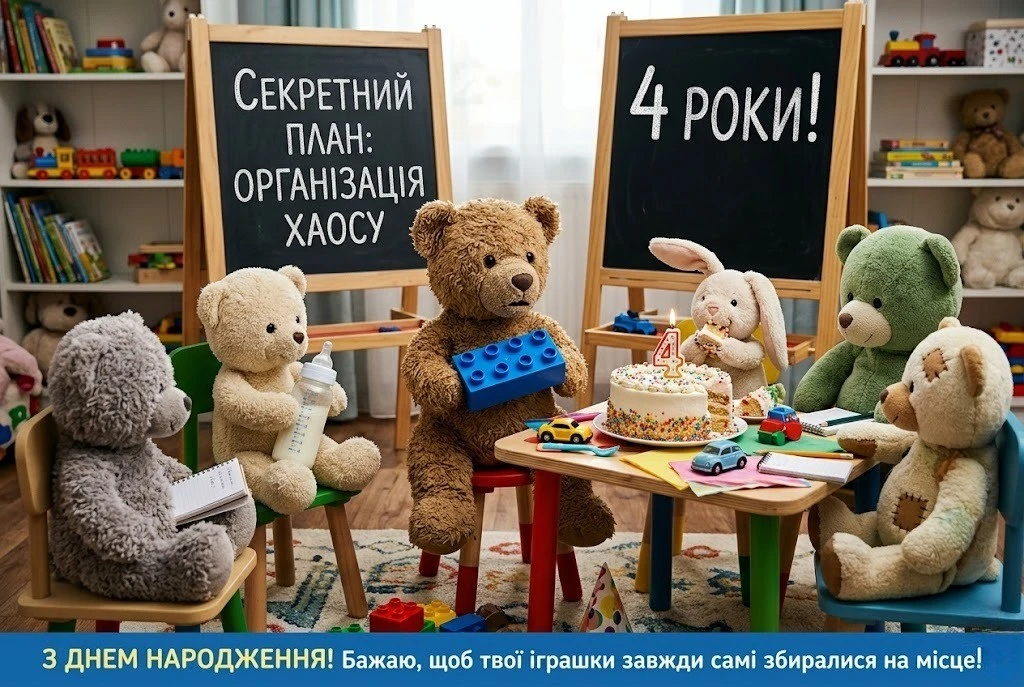 4 роки хлопчику: підбірка побажань для сина, онука та похресника