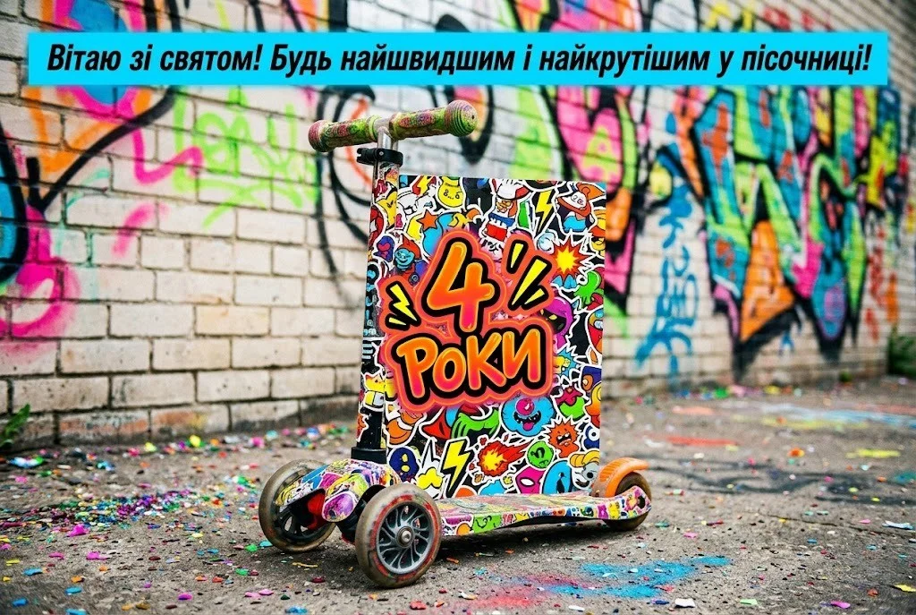 4 роки хлопчику: підбірка побажань для сина, онука та похресника