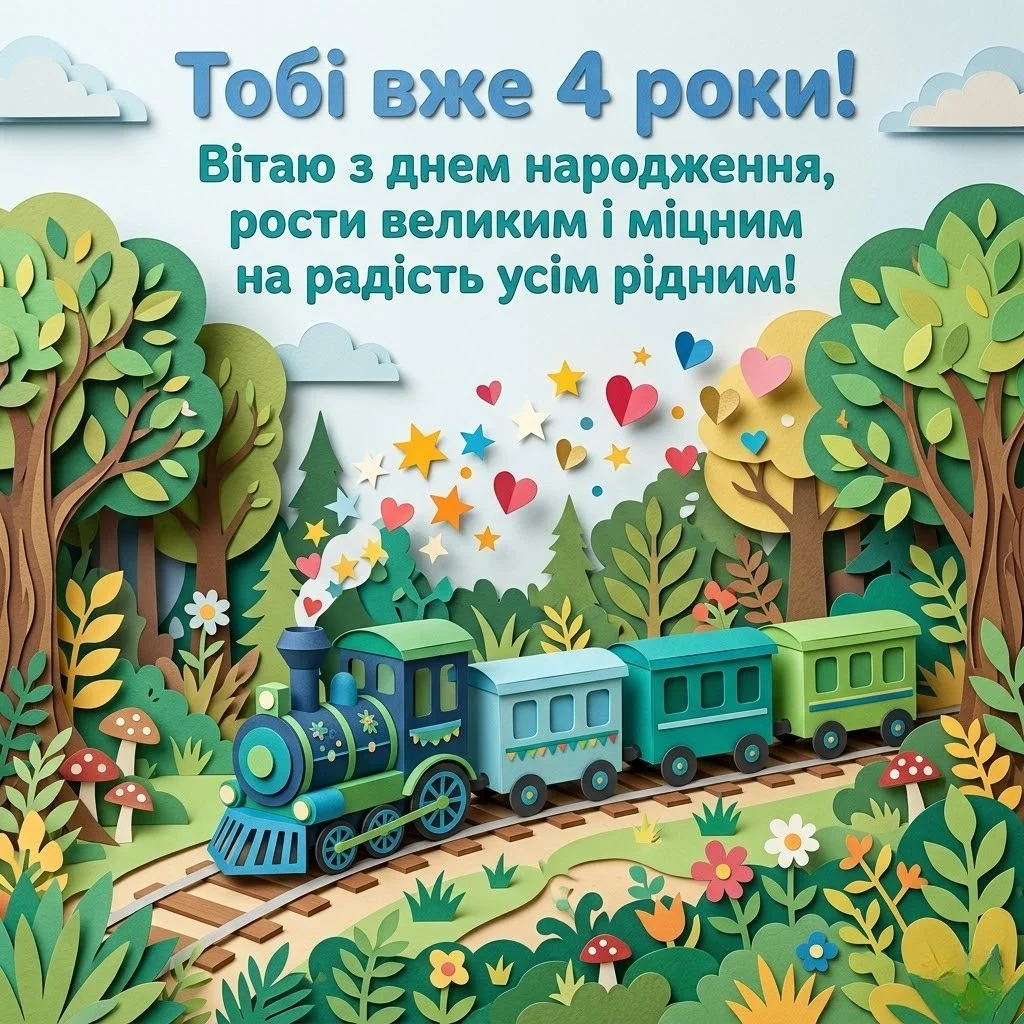 4 роки хлопчику: підбірка побажань для сина, онука та похресника