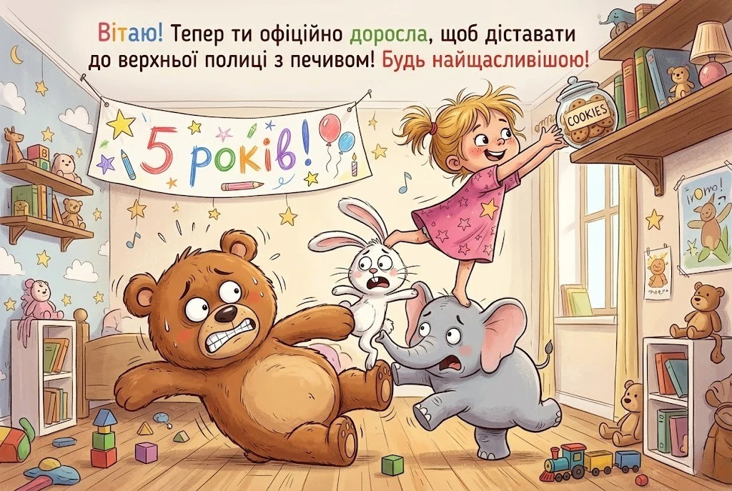 З днем народження, принцесо! Найкращі побажання на 5 років дівчинці