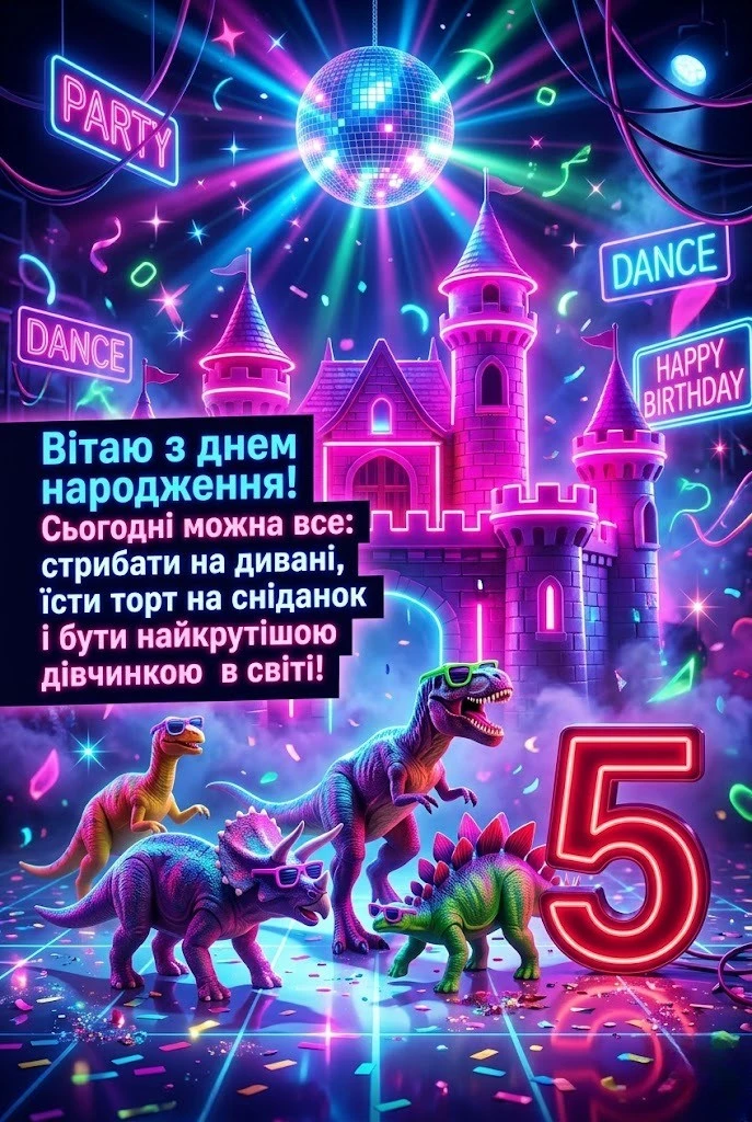 З днем народження, принцесо! Найкращі побажання на 5 років дівчинці