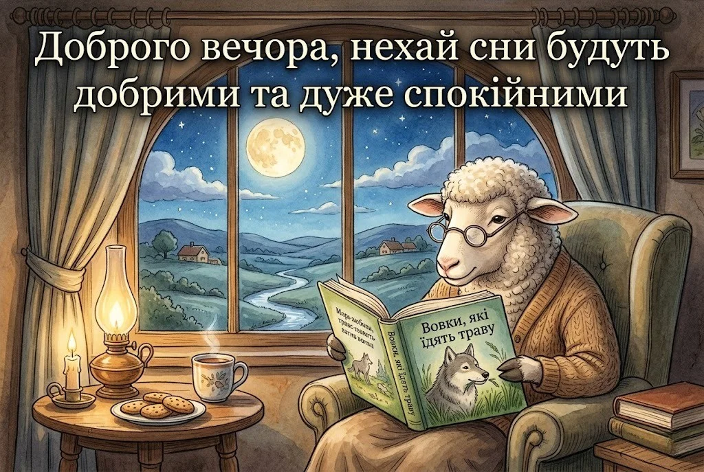 Затишного вечора, доброго вечора і спокійної ночі: душевні листівки та щирі побажання