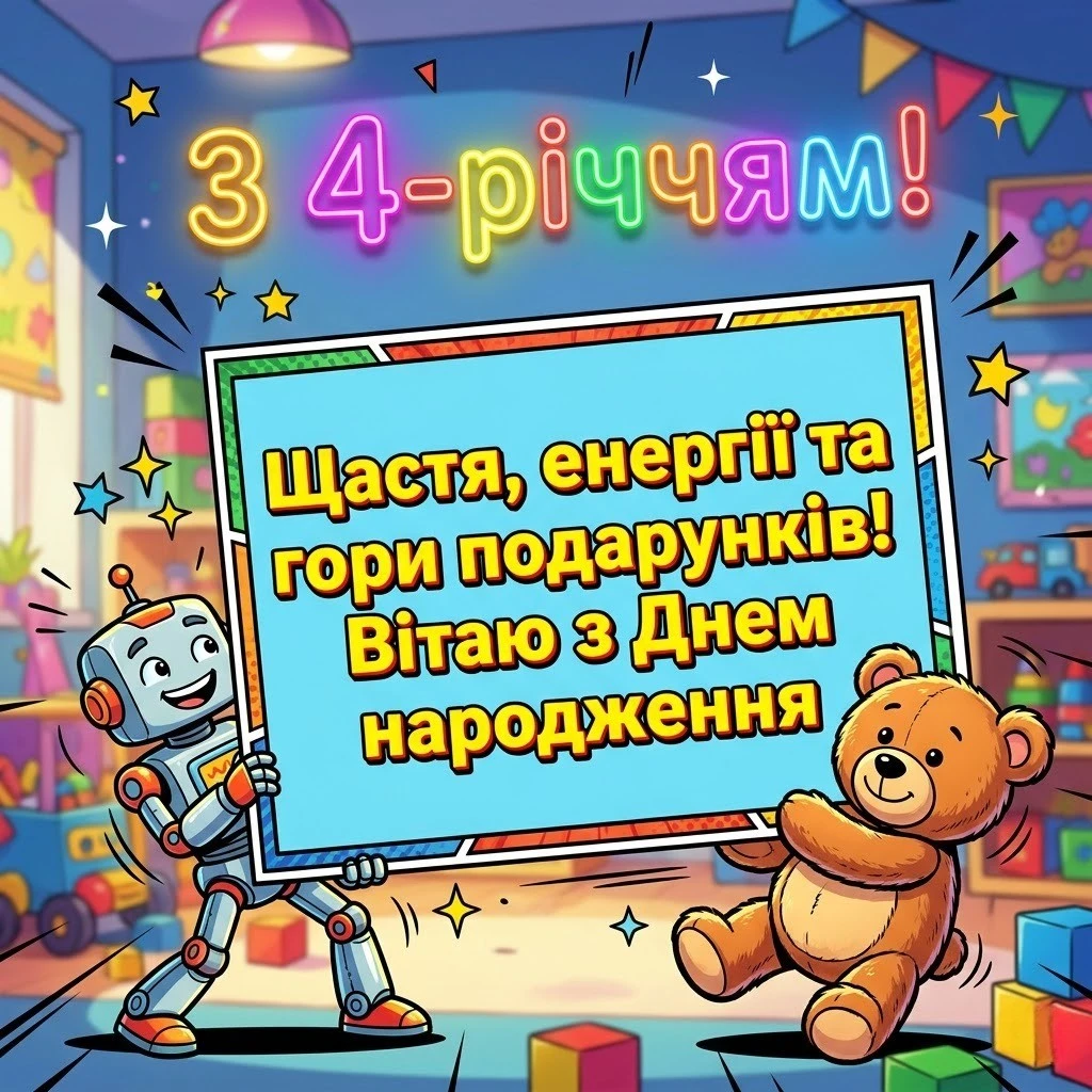 Як красиво привітати дитину з 4-річчям: добірка щирих слів