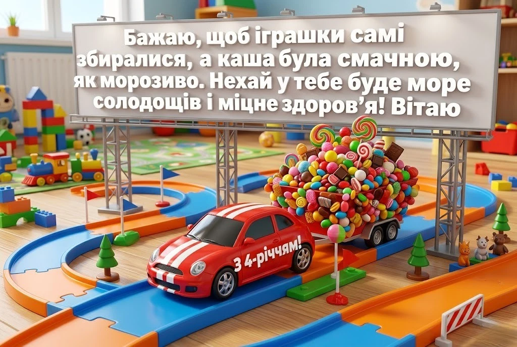 Як красиво привітати дитину з 4-річчям: добірка щирих слів