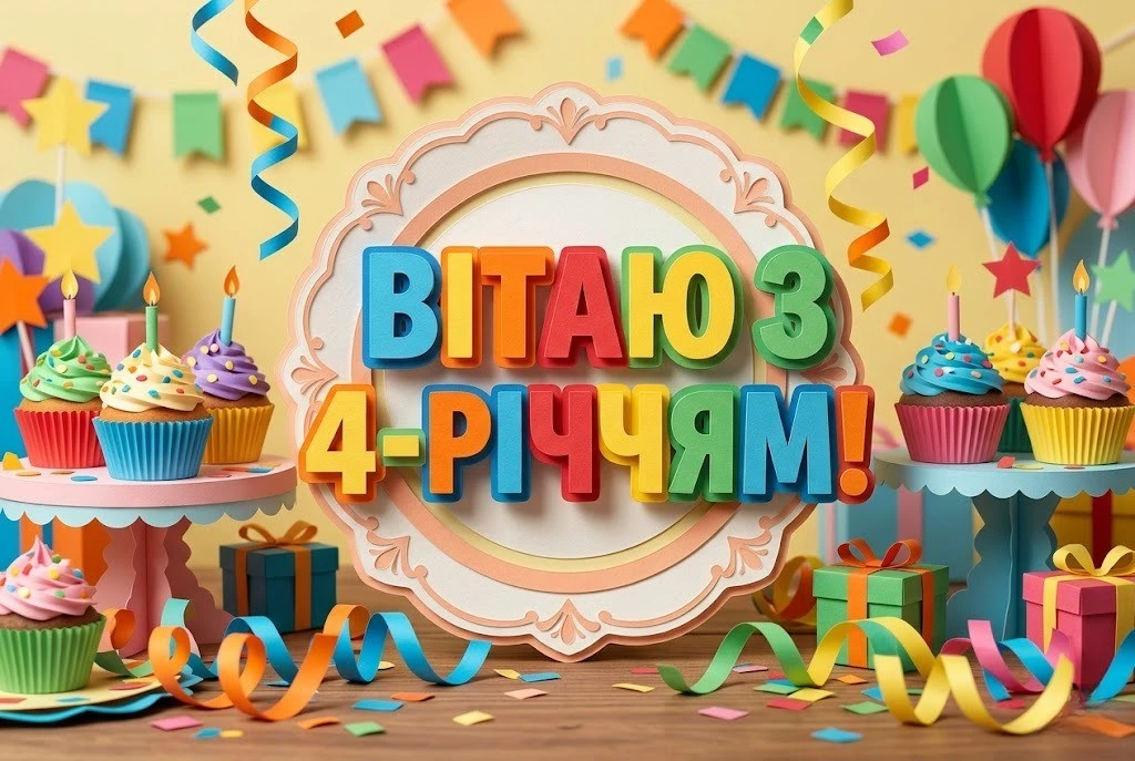 Як красиво привітати дитину з 4-річчям: добірка щирих слів