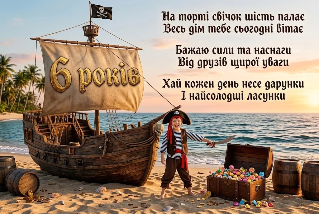 Привітання з 6-річчям хлопчика: зворушливі слова для сина, онука та похресника