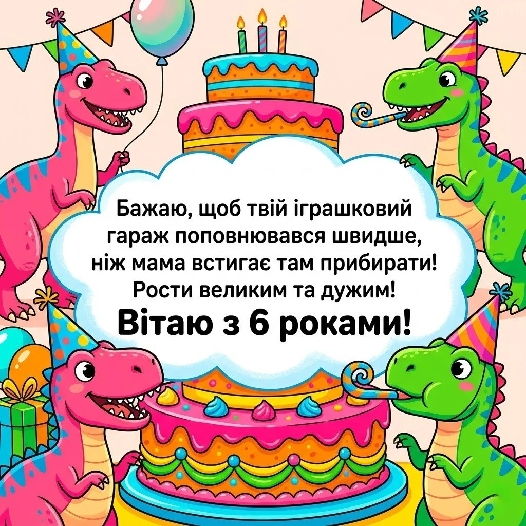 Привітання з 6-річчям хлопчика: зворушливі слова для сина, онука та похресника