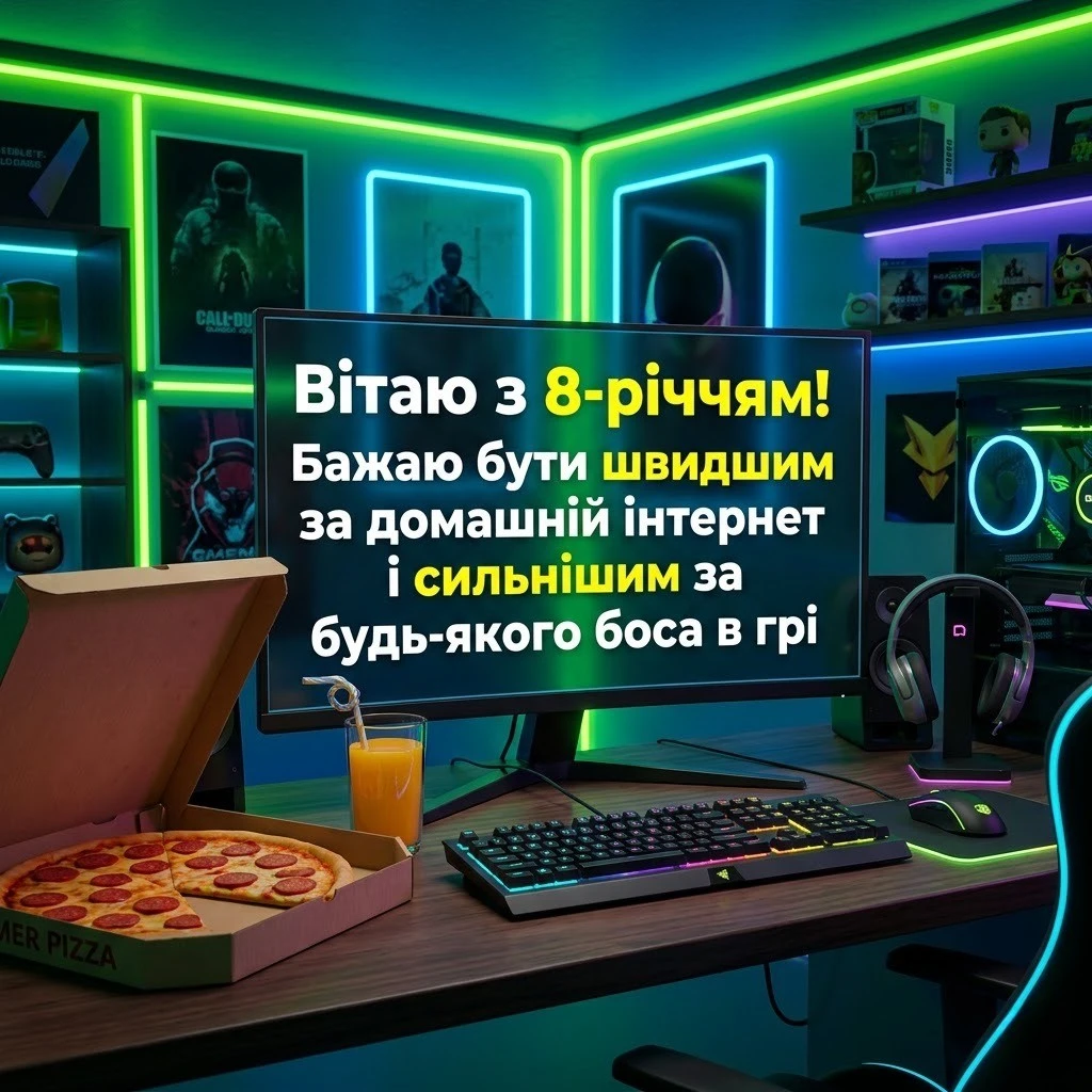 Вісім років сину: привітання, що зігрівають серце та надихають на успіх