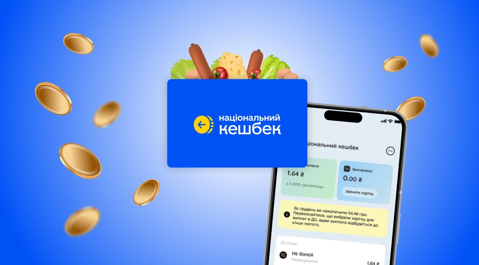 Чи можна перевести у готівку кошти з картки «Національний кешбек»?