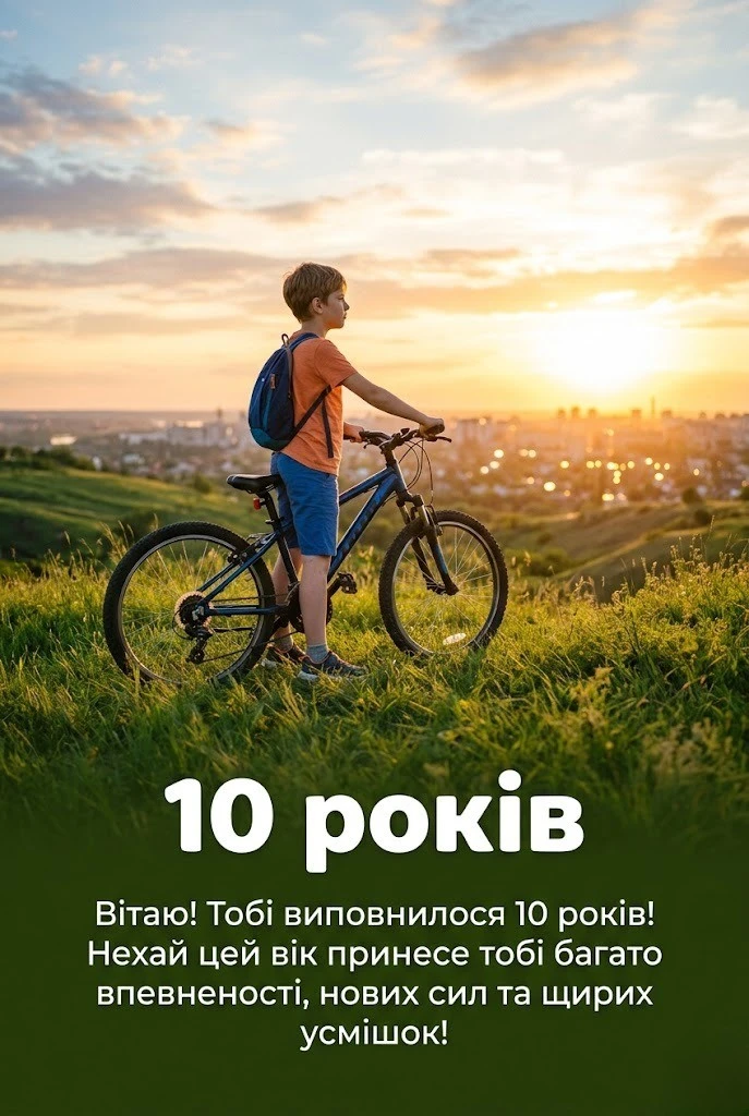 Зворушливі та круті поздоровлення з 10-річчям для сина, внука або друга