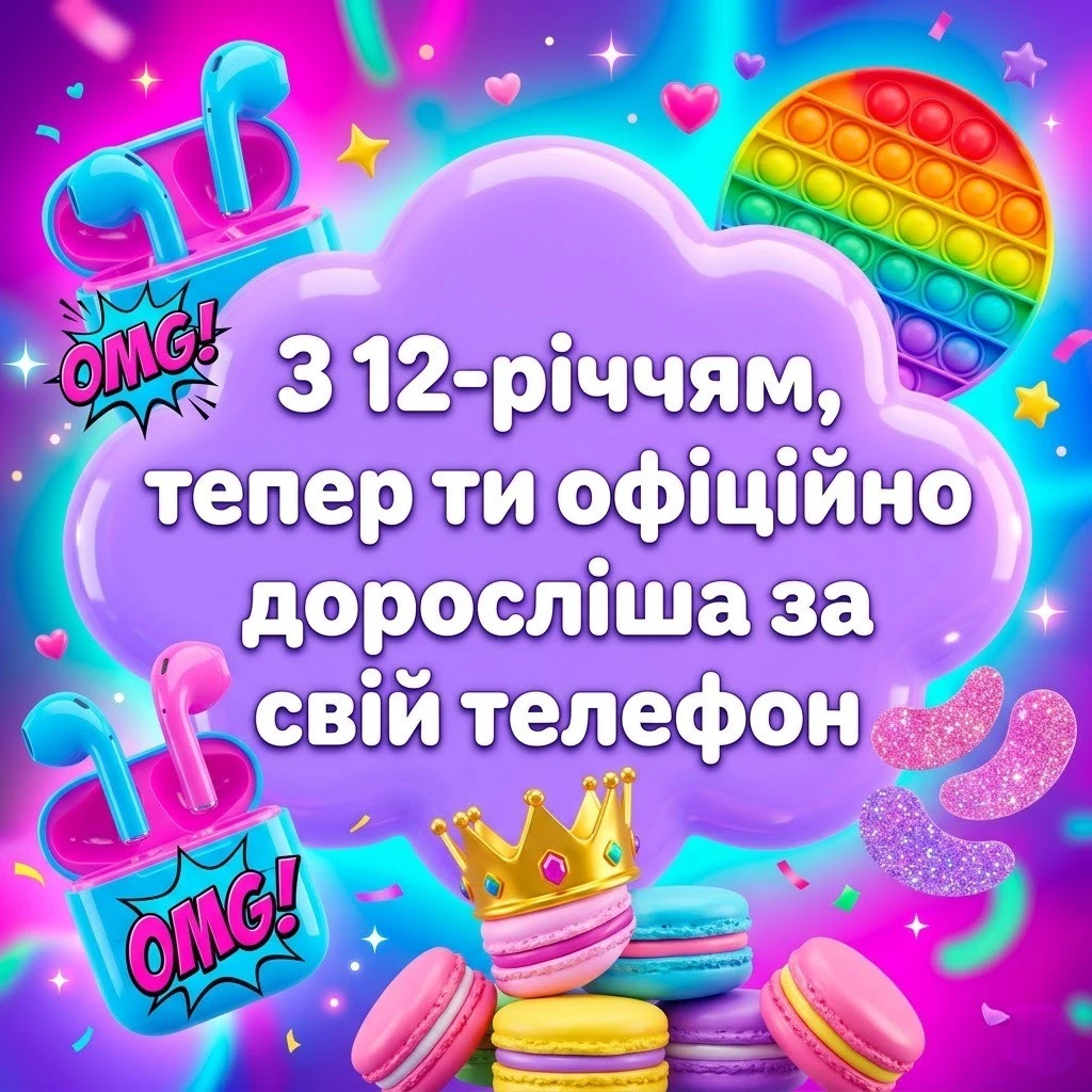 З днем народження, донечко! 12 років: привітання від мами, тата, бабусі та дідуся
