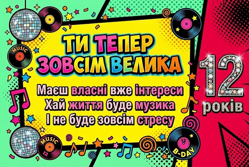 З днем народження, донечко! 12 років: привітання від мами, тата, бабусі та дідуся