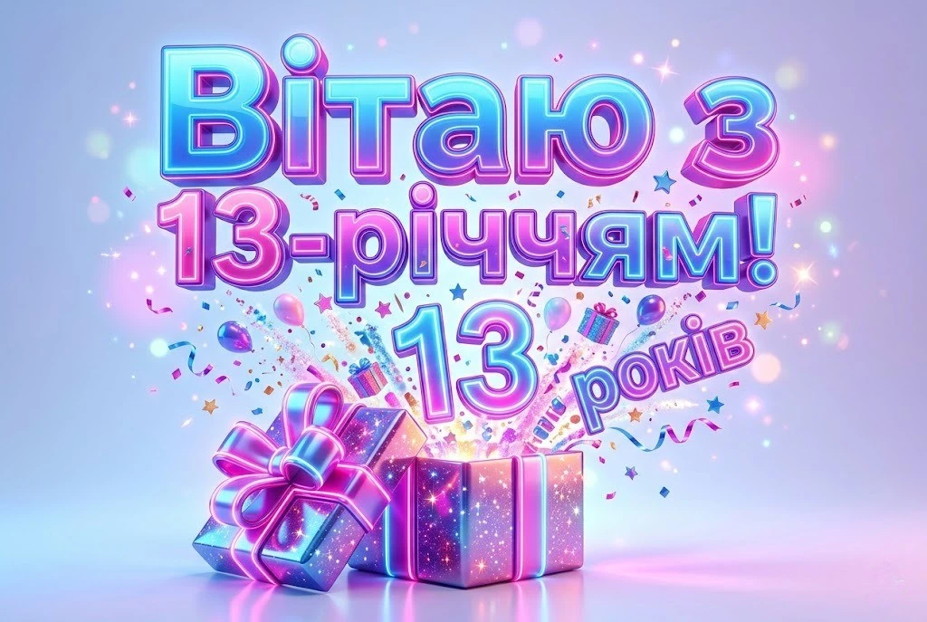 З днем народження, внучко! Красиві побажання на 13 років