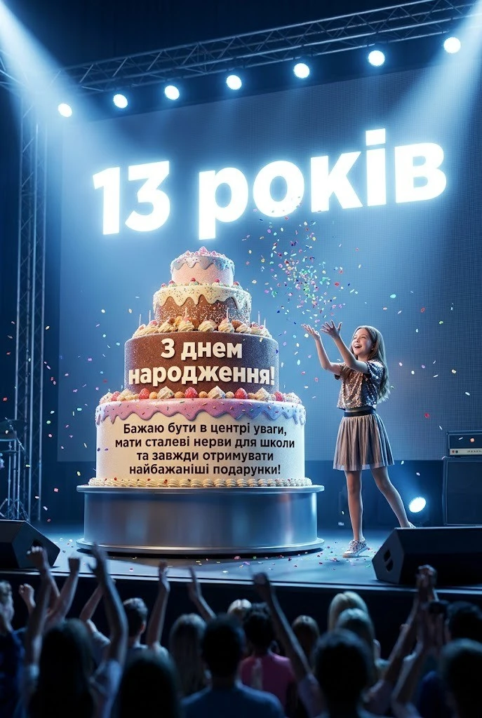 З днем народження, внучко! Красиві побажання на 13 років