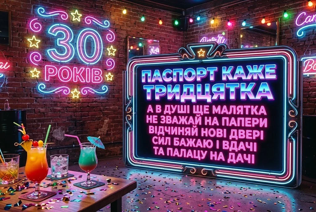 З 30-річчям! Найкращі привітання для жінок у віршах та прозі
