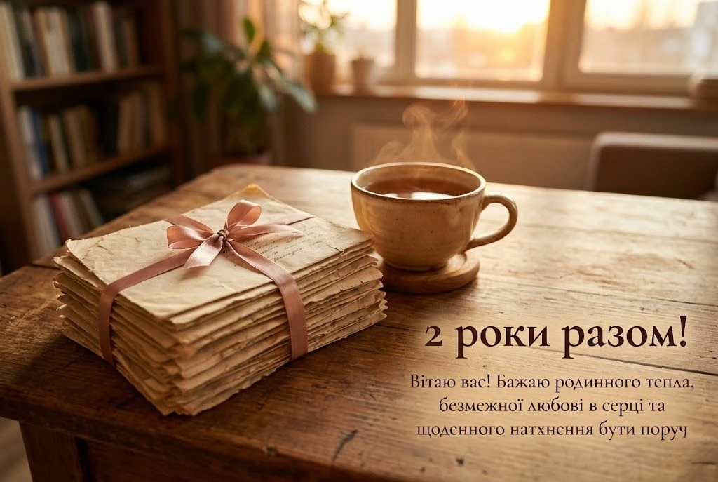 Річниця весілля 2 роки: оригінальні вітання від друзів, рідних та батьків