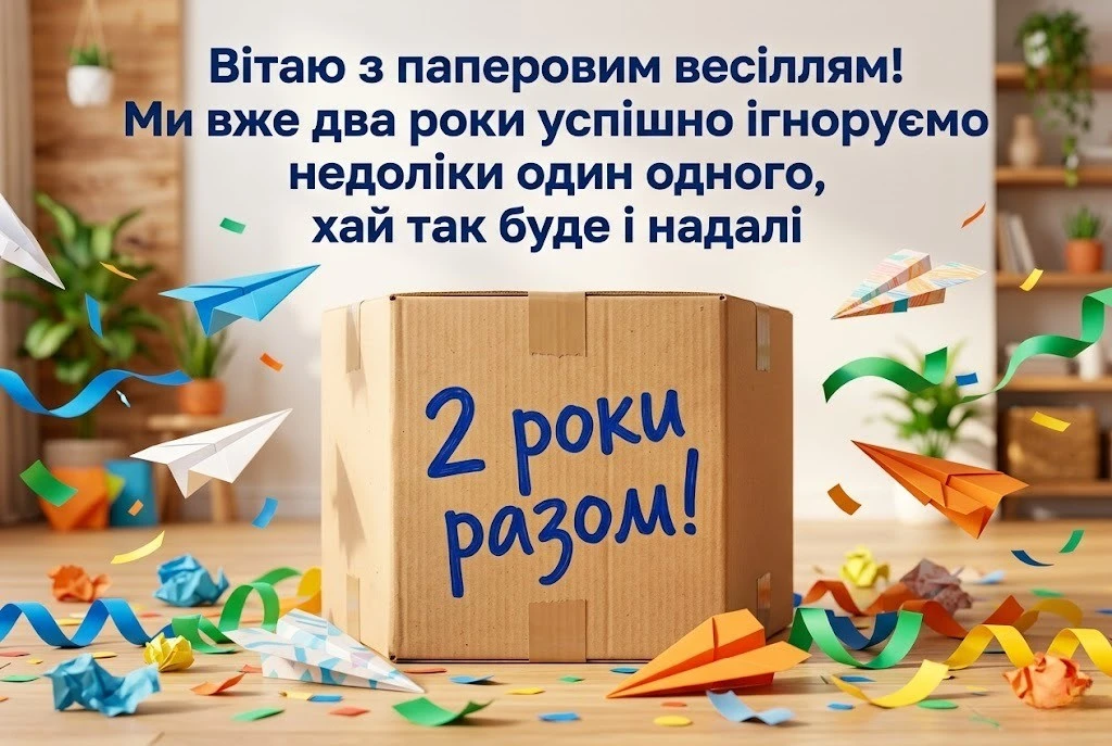 Річниця весілля 2 роки: оригінальні вітання від друзів, рідних та батьків