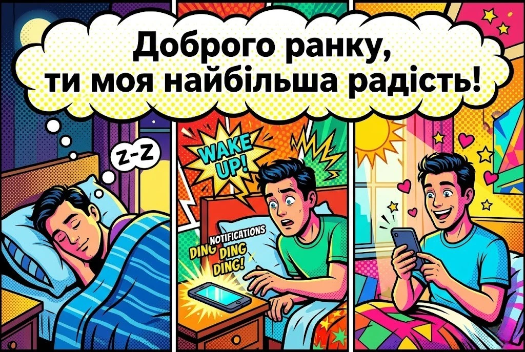 Доброго ранку коханому на відстані: найтепліші картинки та щирі побажання