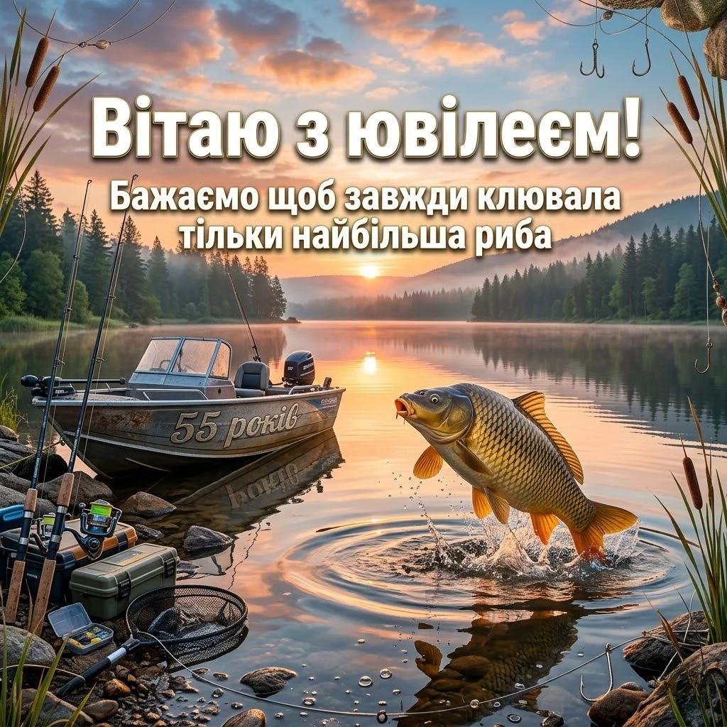 Привітання з 55-річчям для справжнього чоловіка: від колег до рідних