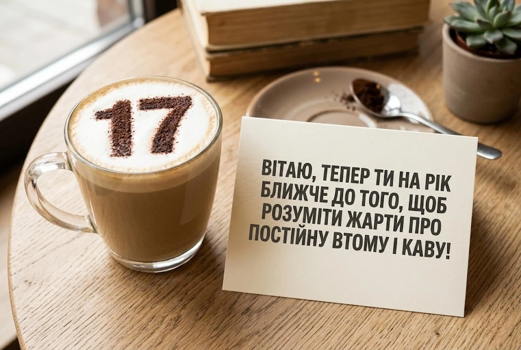 17 років — магічний вік: добірка привітань, що торкаються серця