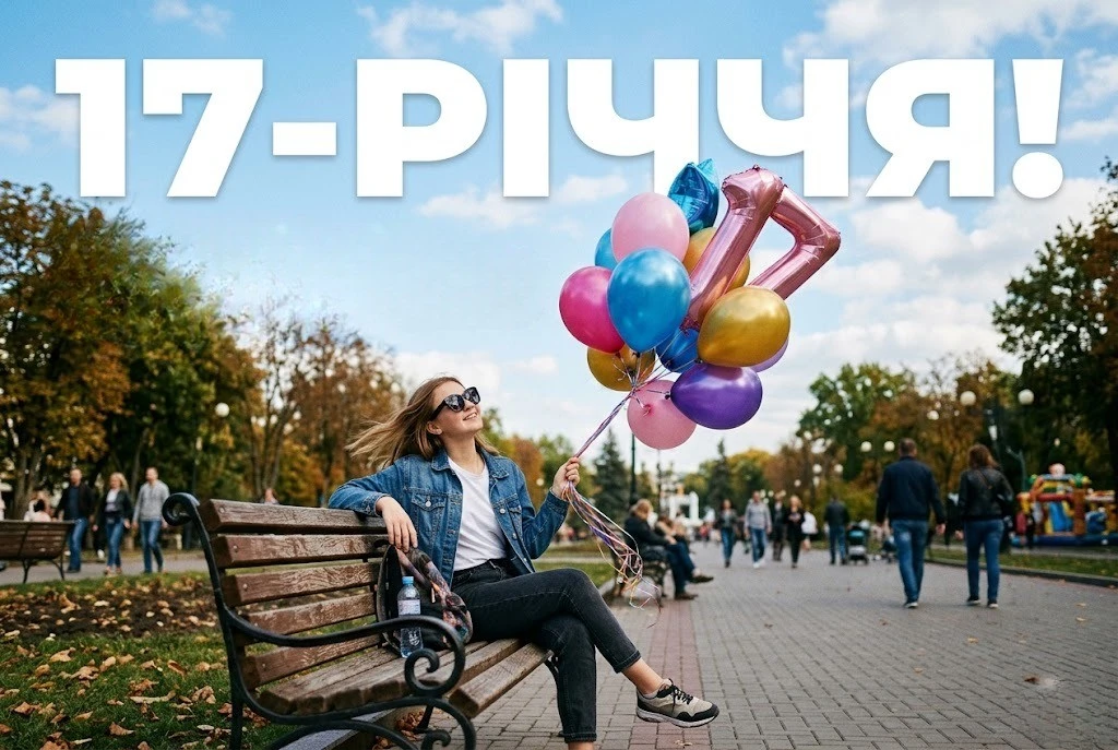 17 років — магічний вік: добірка привітань, що торкаються серця
