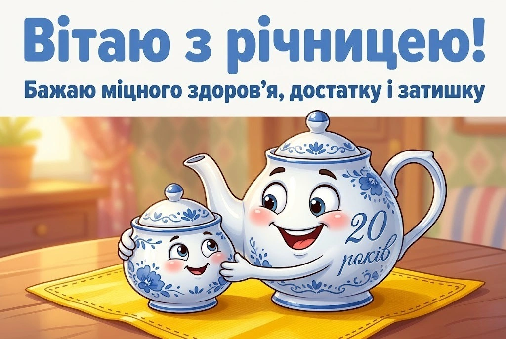 Ювілей 20 років: Найкрасивіші слова на порцелянове весілля