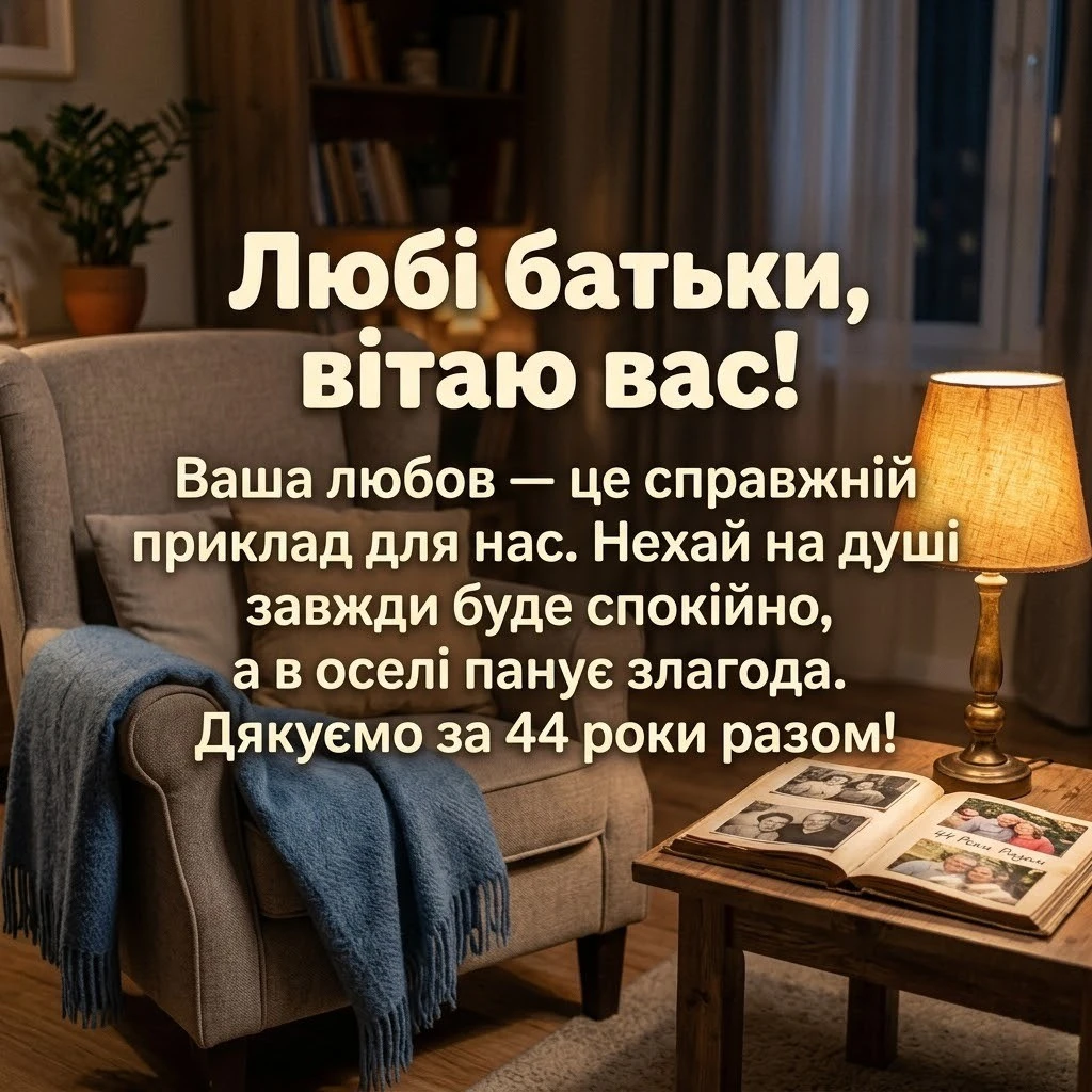 Топазове весілля батьків: як красиво привітати з 44-ю річницею шлюбу