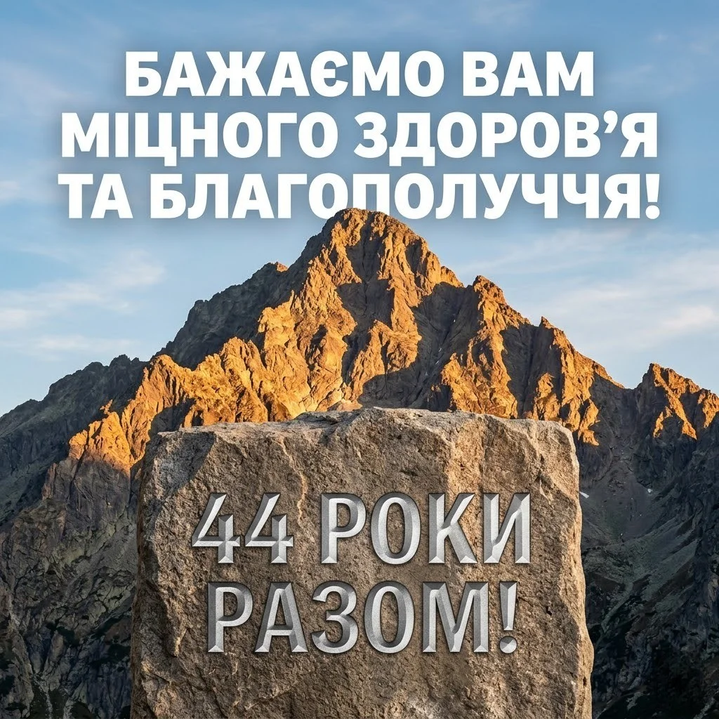 Топазове весілля батьків: як красиво привітати з 44-ю річницею шлюбу