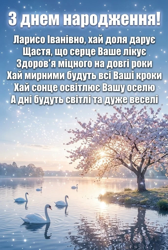 Лариса Іванівна святкує день народження: готові тексти для поздоровлень