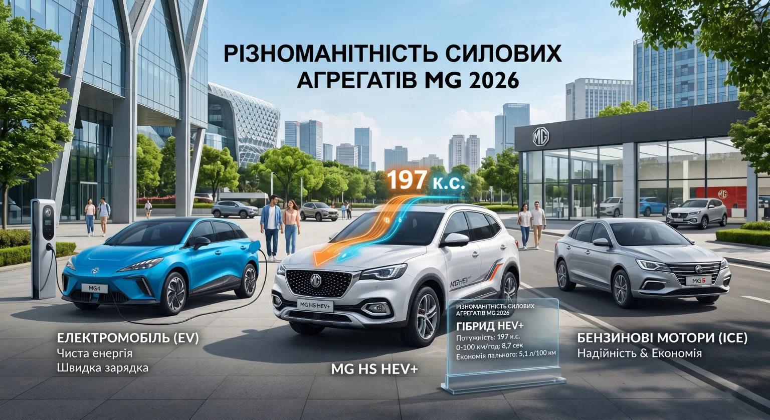 Чим приваблюють авто MG у 2026 році: оснащення, технології та доступність