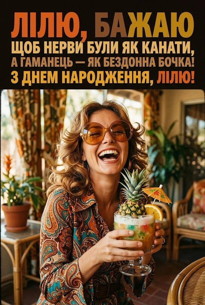 З днем народження, Лілю! Зворушливі побажання для особливої жінки