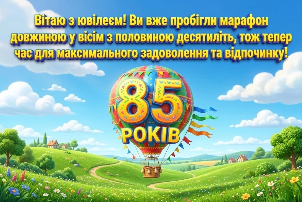 Як красиво привітати з 85-річчям: добірка мудрих слів
