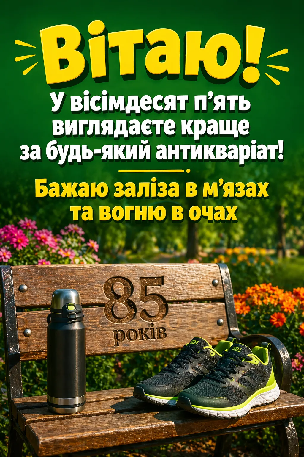 Як красиво привітати з 85-річчям: добірка мудрих слів