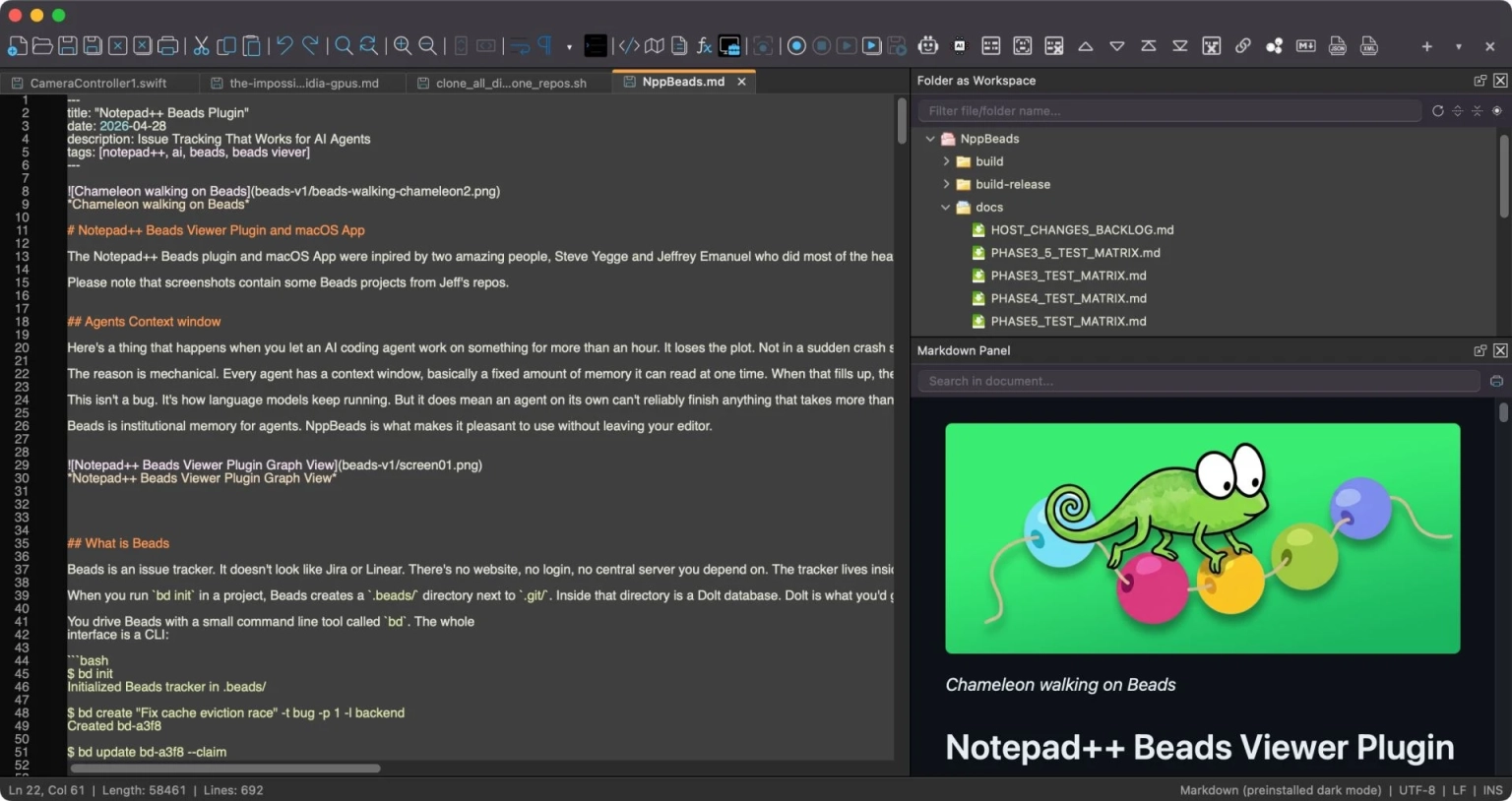 Культовий редактор Notepad++ офіційно адаптували для користувачів macOS