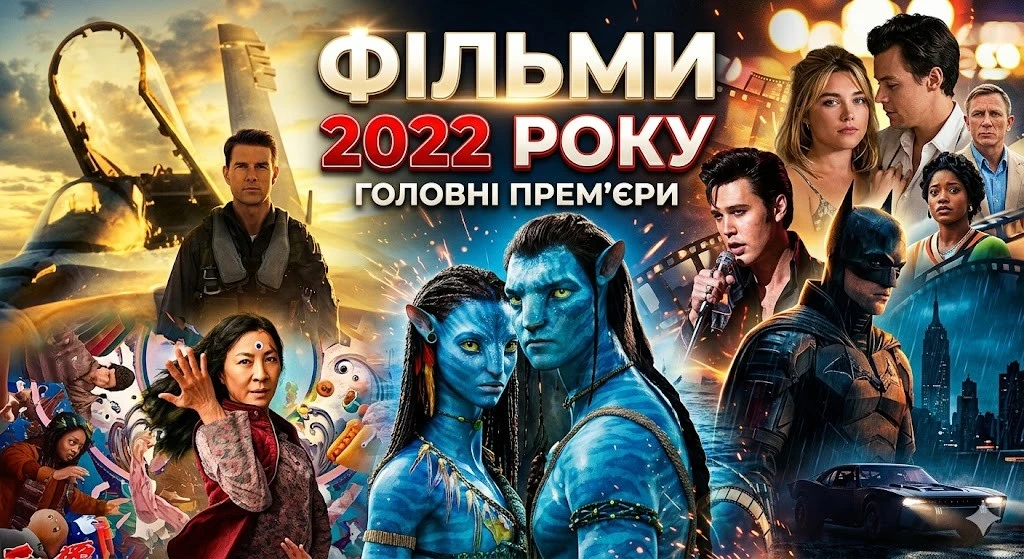 Рейтинг найкращих фільмів 2022 року за версією глядачів та критиків.
