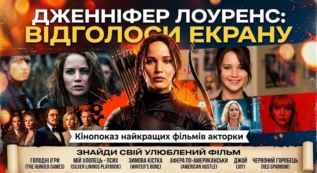 Кетніс і не тільки: повна фільмографія Дженніфер Лоуренс