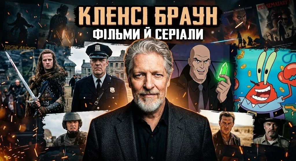 Найкращі фільми та серіали за участю Клансі Брауна