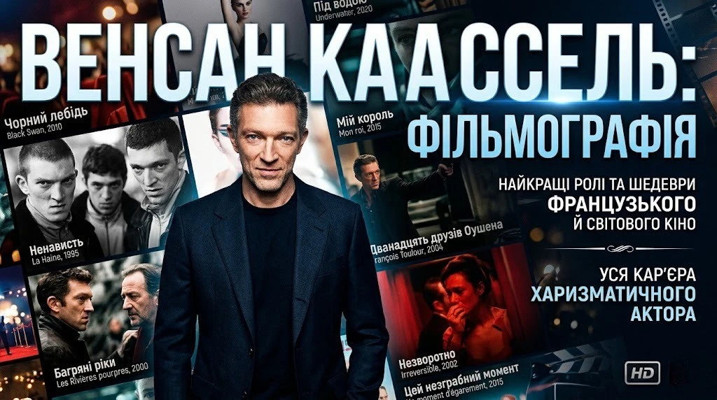 Топ фільми Венсана Касселя на будь-який смак
