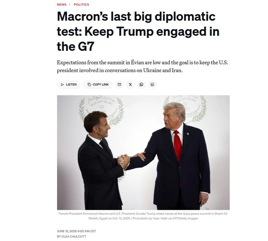 Французький вояж Трампа: підсумки саміту G7 та українське питання