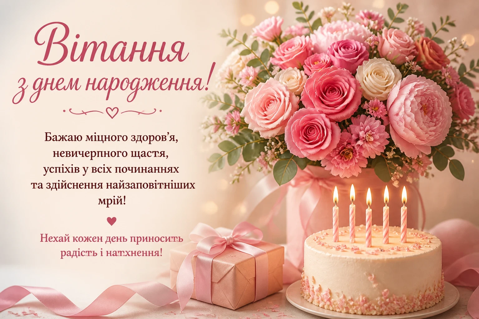 Вітання з днем народження