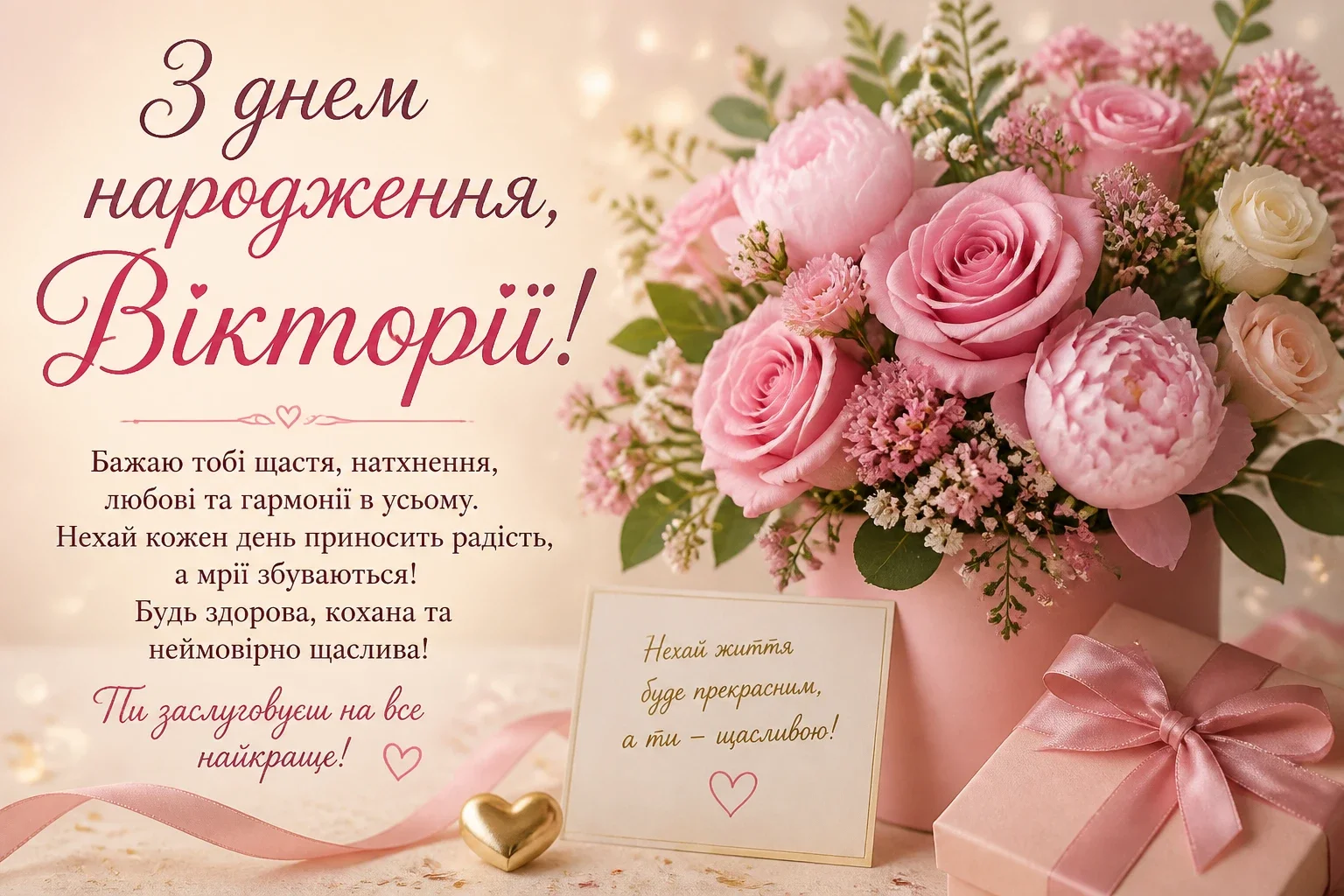 З днем народження для Вікторії