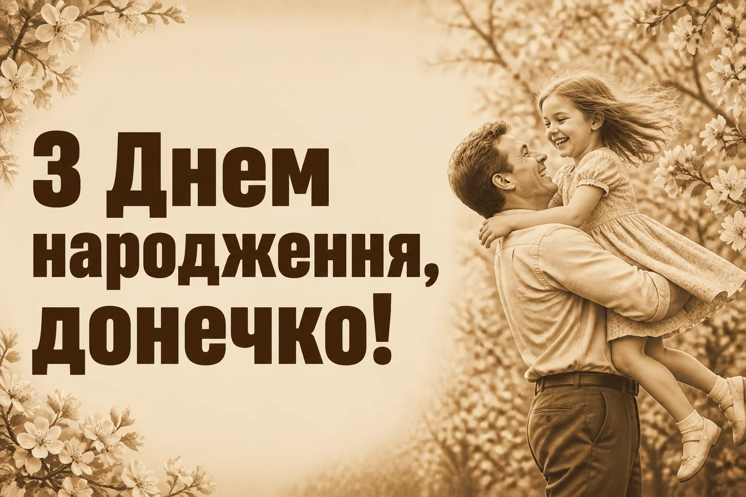 люба донечка з днем народження донечко