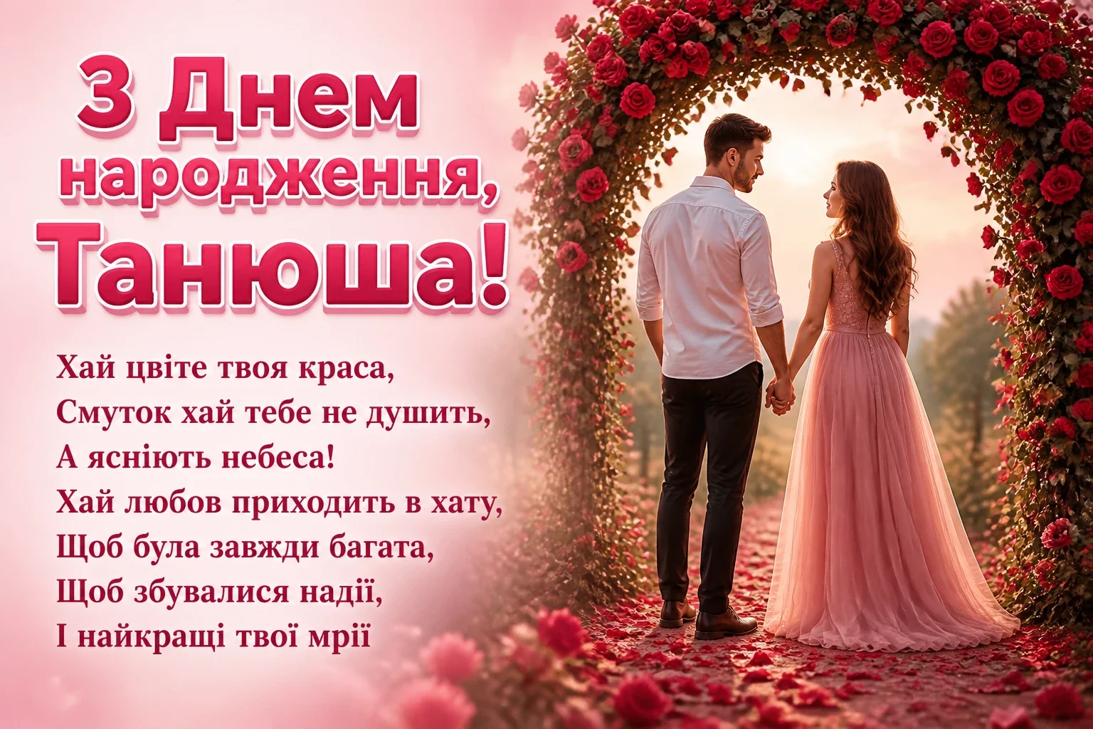 з днем народження танюша