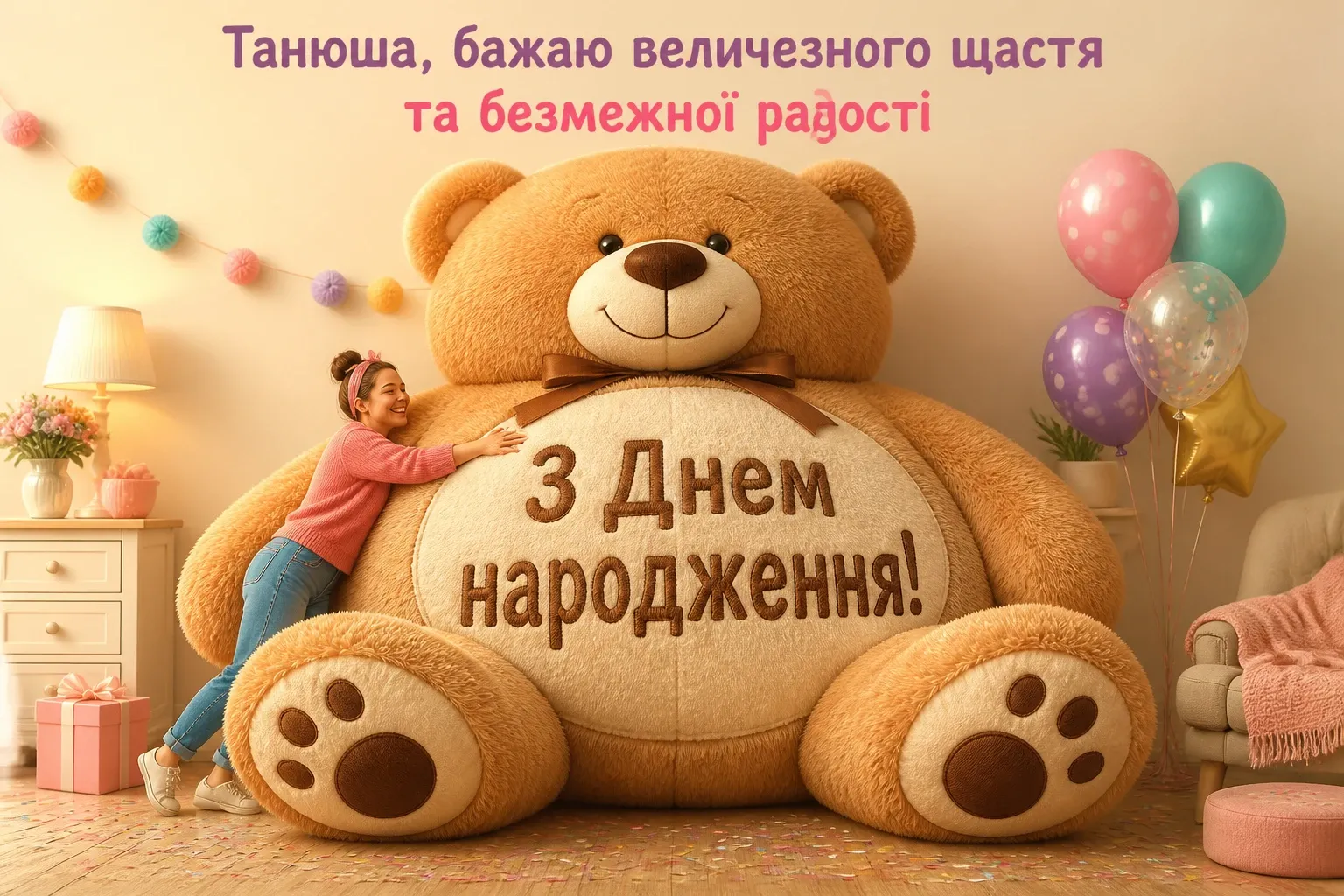 з днем народження танюша