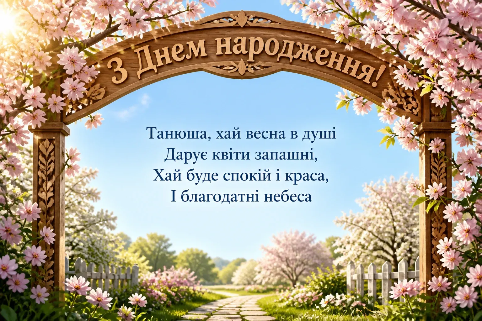 з днем народження танюша