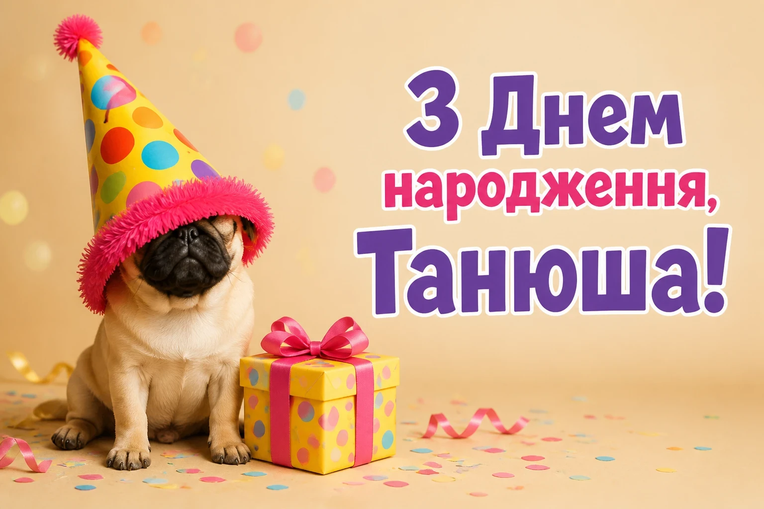 з днем народження танюша